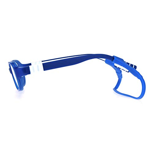 SA106 Children Size Rubber Soft Plastic Detachable Clip Arm Loop Optical Eyeglasses Frame3