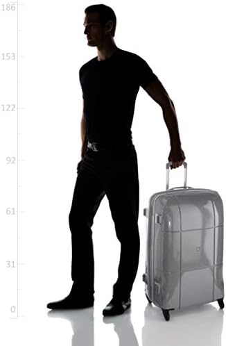 ECHOLAC Polycarbonate 15 inch 78.5 cms Silver Hardsided Check-in Luggage (PC080SP)