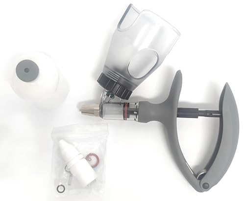 Jeringa para Ganado, jeringa de inyección Continua Ajustable para Ganado, jeringas metálicas para Aves de Corral y Cabras(Bottle/2ml)