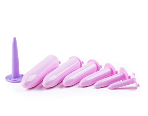 Med Italia Service Vaginal Dilatatoren zur Linderung von Beckenschmerzen bei Vaginismus oder Vulvodynie