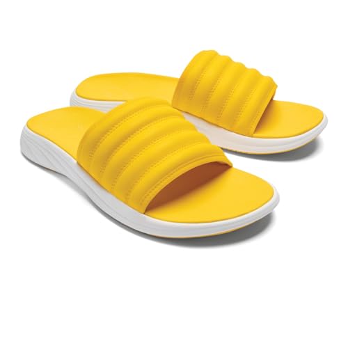 Image of OluKai Komo Men's Slide Sandals, Water-Friendly Shoe with Cushioned Strap, All-Day Comfort & Support