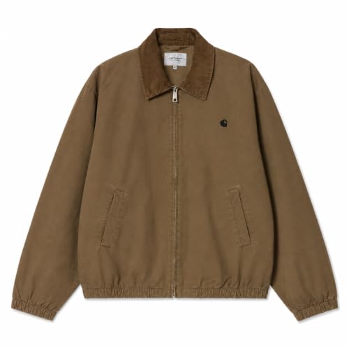 CARHARTT WIP Men's Madison Ripstop Jacket Dark Beech/Black Garment Dyed