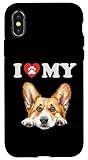 Photo Gallery custodia per iphone x/xs pembroke welsh corgi i heart my dog - divertente amante dei cani Photo Gallery custodia per iphone x/xs pembroke welsh corgi i heart my dog - divertente amante dei cani