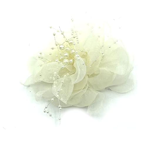 Allsorts Ladies Beaded Chiffon Fascinator Clip Cover