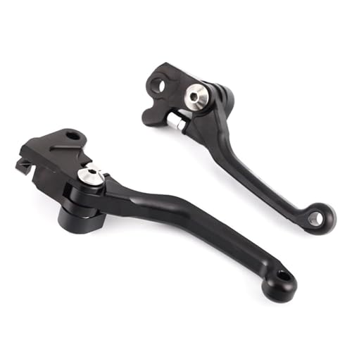 Levier frein embrayage WR250F aluminium CNC pivotant moto noir