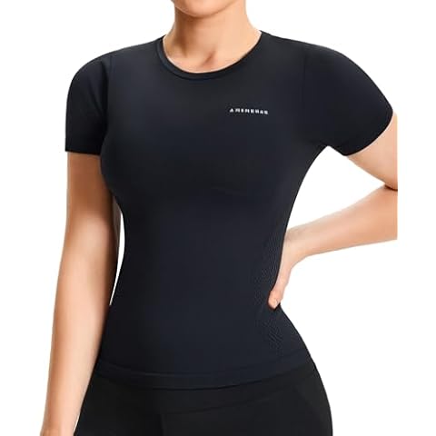 Gotoly Women's Gym Tops Short Sleeve Sports T-Shirt Lightweight Moisture Wicking Quick Dry Workout Yoga Running Tops Fitness Shirts Cover