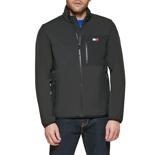 [g~[qtBK[] WPbg n t[X TOMMY SOFT SHELL LOGO JACKET Y ubN L [sAi]