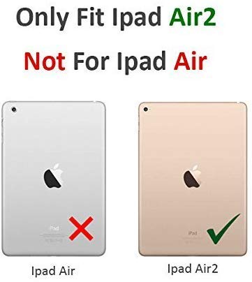 Eleqzun 360 Rotate Leather Flip Cover for iPad Air 2 (Black) - Image 4