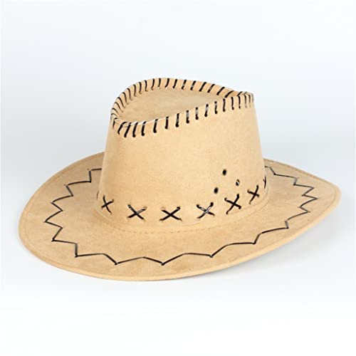 Chapeau de cowboy unisexe pare-soleil été style chevalier casual