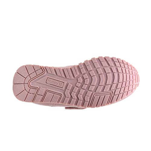 Hurley Kids Hook & Loop Closure Fashion Sneakers, Snug Fit, Unisex Child Running & Walking Shoes, Mauve/Purple, 5 Toddler #TOP6