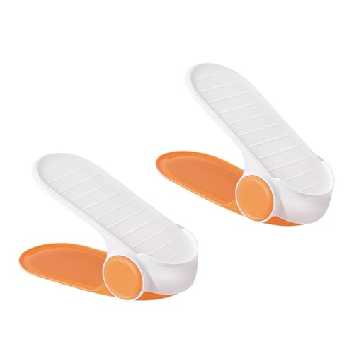 Imtrub Skostackare - Hopfällbart Ställ Sparar Plats | Sko Hållare För Organisering Av Garderob | För Stövlar, Högklackar, Tofflor, Garderob, Skåp, Hall, Sovrum, Garage, Studentrum,