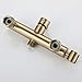 Handheld Bidet Sprayer for Toilet, Multi-Function for Baby Cloth Diaper Sprayer, Shattaf Sprayer, Pets Shower, Brushed Gold 304 Stainless Steel,15cm Hole Distance (Size : 15cm Hole Distance)