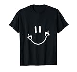 Middle Finger smile face apparel