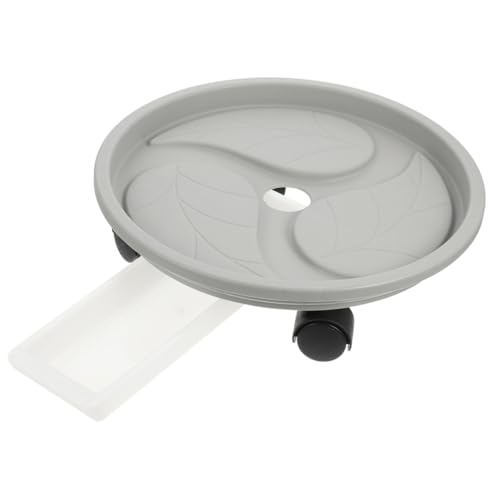 GRADENEVE 移動式植木鉢トレイ キャスター付き水受け皿 耐荷重 軽量プランターベース 床保護と清潔維持に適した多用途花盆托?