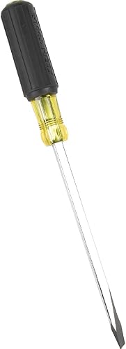 Miniatura 7 de Klein Tools 600-4 desarmador con punto y mango cuadrados, de gran capacidad, 4 pulgadas, llave de 0.25 pulgadas