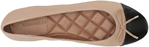 Aerosoles Women's Celia Ballet Flat, Nude Combo, 12 | Image 4