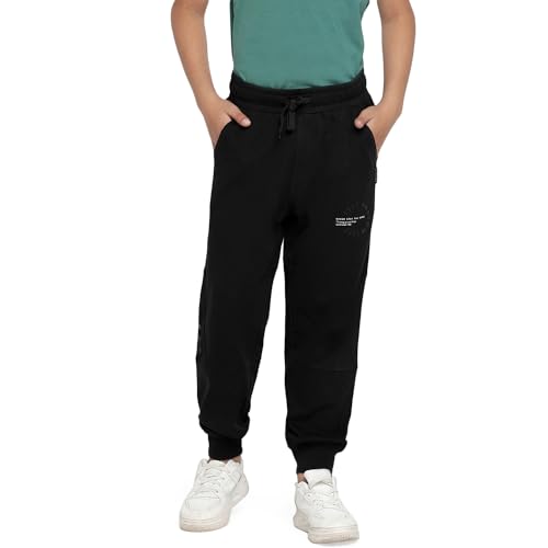 Image of Li'l Tomatoes Boys Looper Track Pant | Soft & Breathable Summer Casual Wear | Elastic Waist with Drawstring | 9-16 Years
