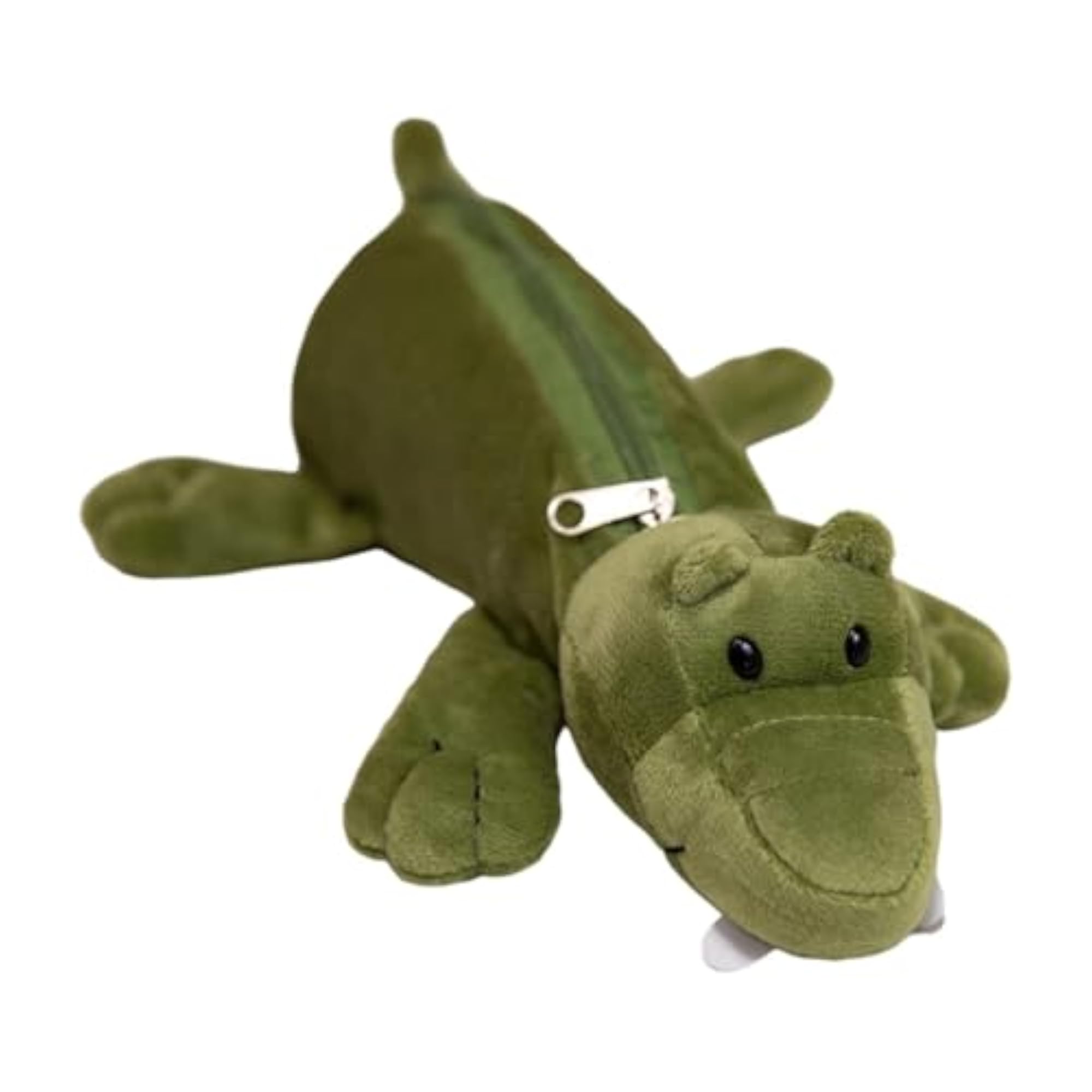 Plush Crocodile Pencil Case for Kids, Decorative Bag