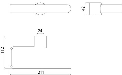 Gedy 5470-M4 Towel Ring, 0.47