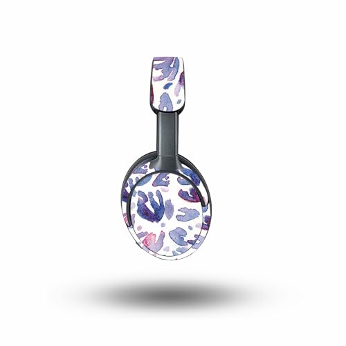 Image of MightySkins Glossy Glitter Skin Compatible with Bose QuietComfort Ultra - Blue Petals | Protective, Durable High-Gloss Glitter Finish | Easy to Apply