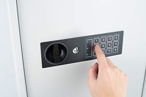 Barska Ax13368 Digital Keypad 240 Keys Cabinet Wall Safe White ,Large #TOP3