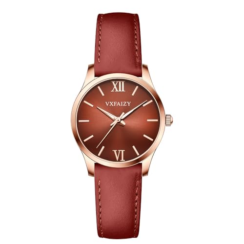VXFAIZY Reloj Mujer Simplicity Reloj Deportivo con Resistencia Al Agua Casual para Mujeres (Brown) VXFAIZY Reloj Mujer Simplicity Reloj Deportivo con Resistencia Al Agua Casual para Mujeres (Brown)