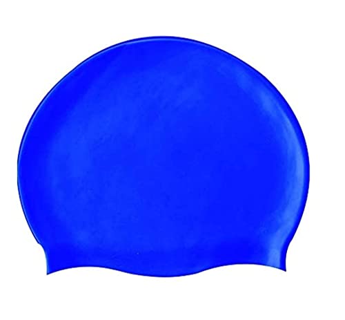 VENOM Silicone Swimming Cap - Appropriate for Long & Short Hair, Cover Head to Keep Hair Dry, Waterproof Swim Caps, Comfortable (Color : Multicolor/Blue) (Style : Solid) (Model : KK Konex) (B0C5VN6KKK) Amazon Price History, Amazon Price Tracker