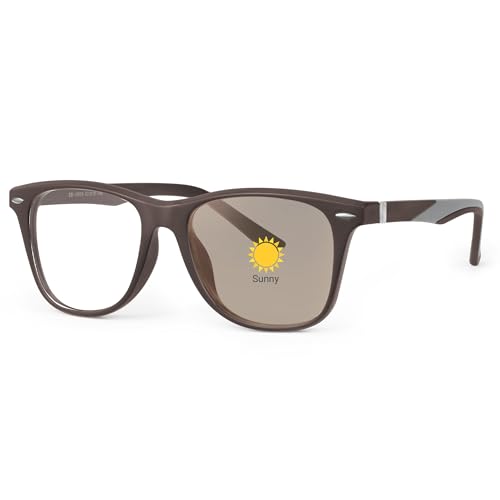 Image of JM Blue Light Blocking Glasses Women Men Computer Small Face Frame Bluelight Blocker Teens Photochromic Lenses Coffee