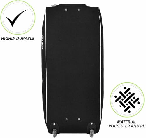 Image of DSC Eco Trolley Cricket Kit Bag with Wheels - Large Capacity Sports Equipment Travel Bag for Players