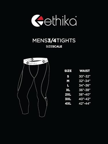 Ethika Men's Subzero 3/4 Tight | Blue4