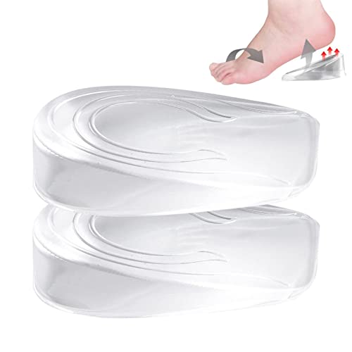 smashing Inserti per alzatacco | Solette rialzate in silicone | Inserti per tallone in silicone per uomini e donne, inserti in gel per sollevamento tacchi per differenze di lunghezza delle gambe