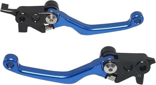 Leviers d'embrayage de frein moto bleu pour restaurer votre KLX250SR lors des sorties enduro