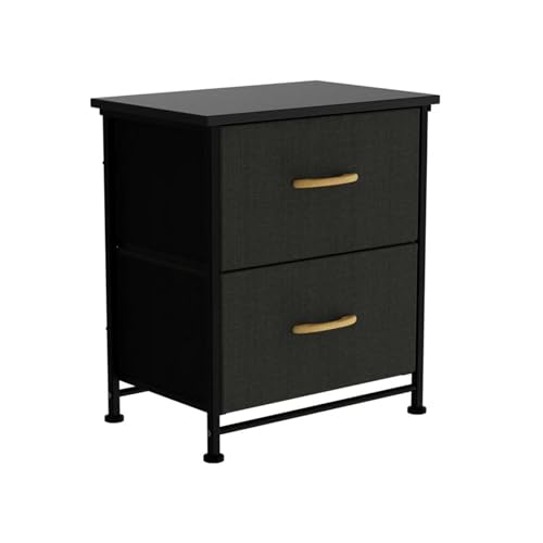 SHANGAN Gabinete de Almacenamiento de Piso Multifuncional, mesita de Noche de Doble Capa, artefacto de Almacenamiento de Dormitorio Minimalista Moderno