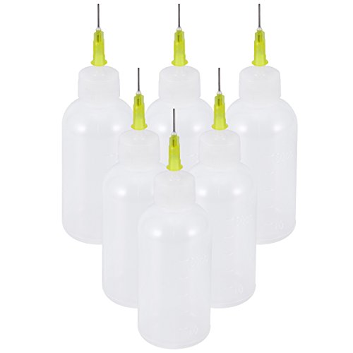 Bottiglie Con Ago Di Precisione 20 Ml - 10 Pezzi Per Colla, Inchiostro, Oli - Ideale Per Fai Da Te - Foto 13