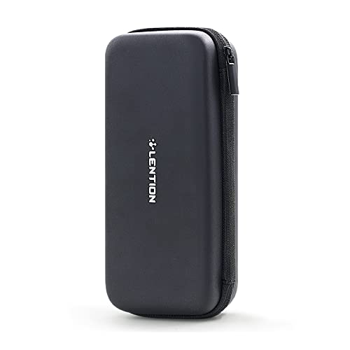 LENTION Estojo de transporte, organizador de estojo rígido EVA com zíper pequeno bolsa acessórios de