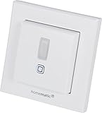 Zwei Tasten zum Steuern anderer Homematic IP Geräte ermöglichen bspw. das Ein- bzw. Ausschalten von Lichtquellen oder das Aktivieren bzw. Deaktivieren des Ecobetriebs