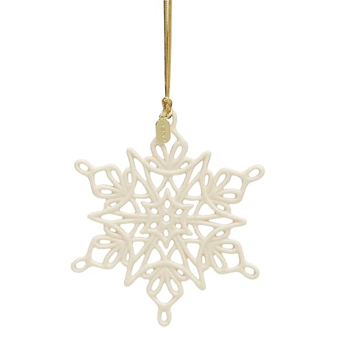 Lenox-895772-2024-Snow-Fantasies-Snowflake-Ornament-Christmas Lenox 895772 2024 Snow Fantasies Snowflake Ornament Christmas