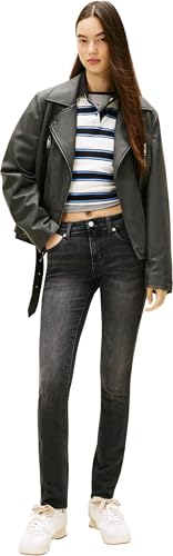 Tommy Jeans Damen Jeans Hose Sophie Skinny Low Waist, Schwarz (Denim Black), 32W/34L – Ansicht 5