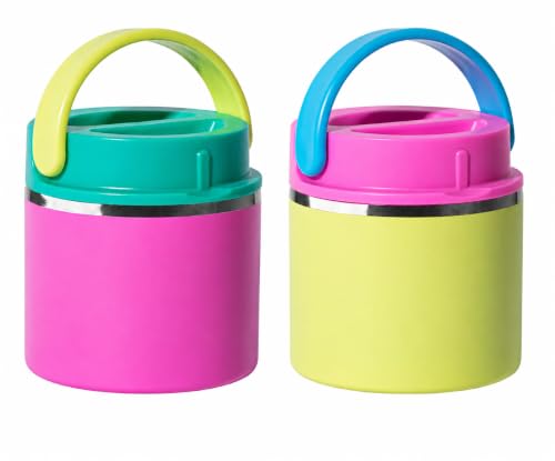 ThermoFlask 20 oz Insulated Food Jar, 2-Pack...