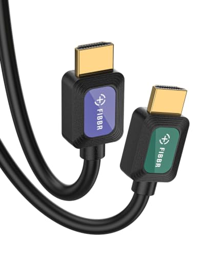 Image of FIBBR HDMI 2.1 Cable 10 ft 8K@60Hz 4K@120Hz 48Gbps VRR ALLM HDR eARC | High Speed, Reliable HDMI Cord for Gaming Console (PS5 /Xbox etc.) /Projector /Home Theater /TV /Monitor /Computer