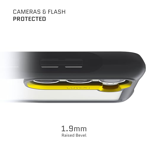 Image of Ghostek Covert Galaxy S23 Case Clear with Military Grade Shockproof Protection, Non-Slip Grip, Protective Silicone Phone Cover Designed for 2023 Samsung Galaxy S23 (6.1 inch) (Black)