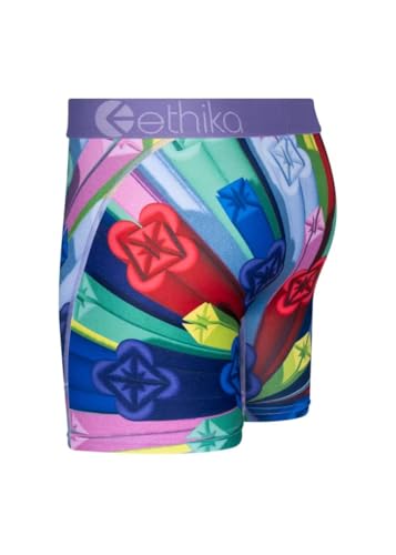 Ethika Mens MID Boxer Brief | Flaura Burst2
