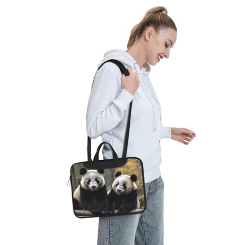 Bolso para portátil KHiry con acolchado y correas unisex miniatura 7