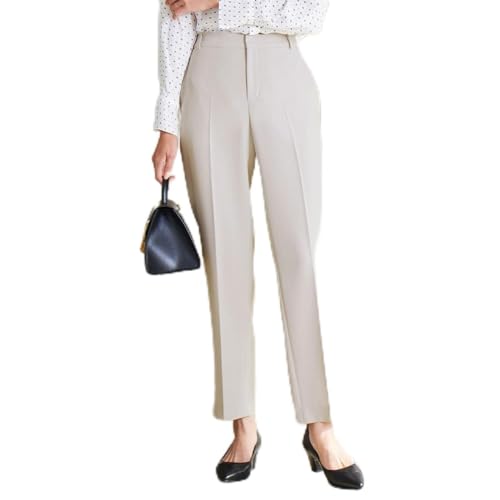 [23区] セットアップ対応 トリアセダブルジョーゼット パンツ ベージュ系 50のサムネイル