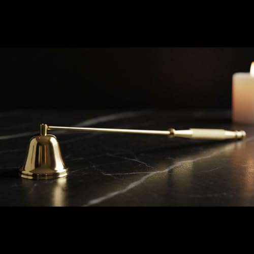 Kerzenlöscher aus Metall mit extra langem Griff und Kerzendochtlöscher und -hülsen, Zubehör für Heimdekoration