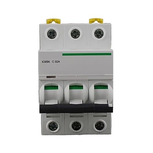 Disjoncteur MCB Acti 9 A9F18332 Schneider iC65N 3P C32A pour tableau