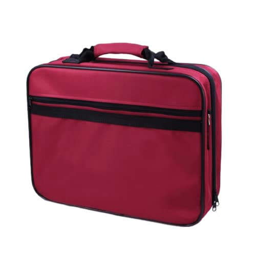 Deseret Book Temple Bag with Removable Shoulder Strap, Gift for Women, Men, Missionary, Elder or Sister (BURGUNDY)