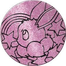 BB-Toy-Trades PKM TCG Pin Flipping Coin Shiny Trading Card Cartes à collectionner avec protection d'expédition BB-Toy-Trades – Évolutions prismatiques – Rose évoli