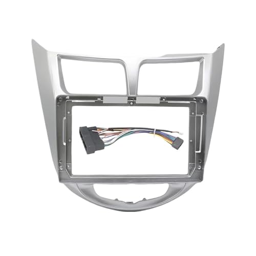 Panneau stéréo voiture pour Hyundai I-25 remplacer console cassée silver