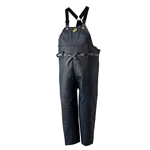 ロゴス 産業用レインウェア クレモナ水産 胸当付ズボン(サスペンダー式) 10062183 鉄紺 3号
